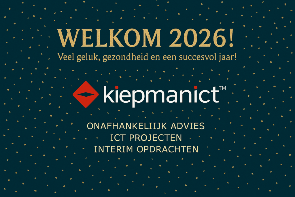 Welkom in 2026! Een gezond, gelukkig en succesvol jaar toegewenst van Kiepman ICT.